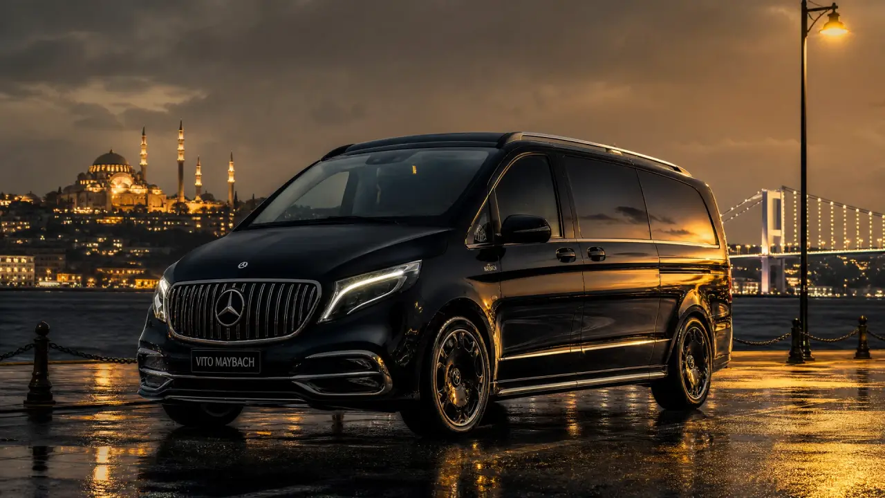 İstanbul Havalimanı VIP transfer için Mercedes Vito araç