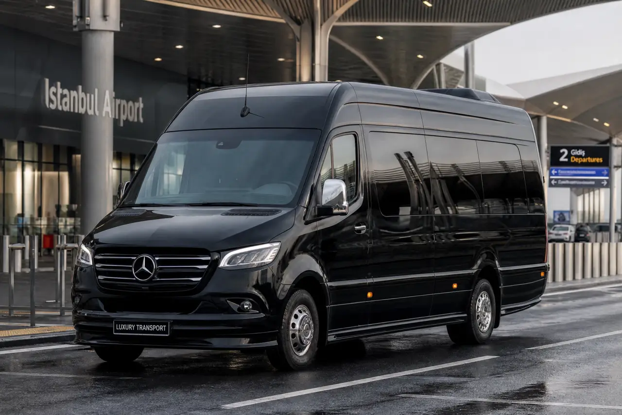 Şehirler arası VIP transfer için Mercedes Sprinter araç